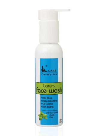 Anti-acne face wash with Basil, Gulab & Aloe for deep cleansing & oil control - 100ml