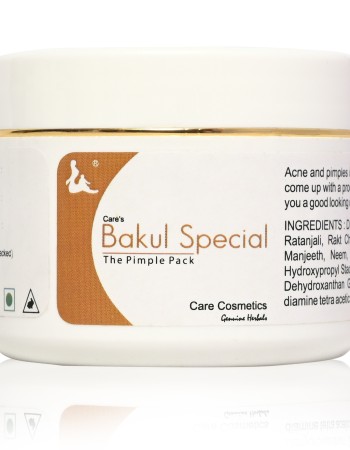 Bakul Special - The Pimple Pack for Oil Free Skin with Turmeric, Sandal, Khus and Neem - 60gm