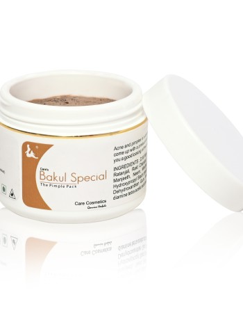 Bakul Special - The Pimple Pack for Oil Free Skin with Turmeric, Sandal, Khus and Neem - 60gm