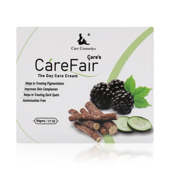 Carefair Fairness Cream with Mulberry, Cucumber Juice and Tulsi - 50gm