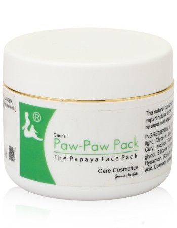 Paw-Paw Face Pack with Papaya extract for natural luster and exfoliation - 60gm
