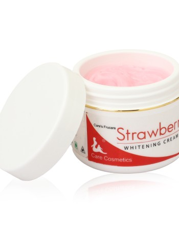 Strawberry whitening Cream with Strawberry milk, Aloe & Green tea for fair complexion - 50gm
