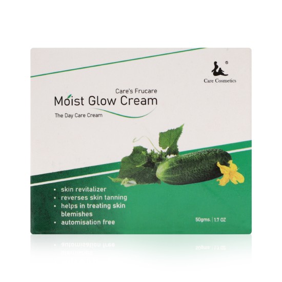 Moist Glow Facial Cream with Cucumber, Lavender, Natural Olive oil and Garcinia Indica Seed butter - 50gm
