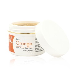 Orange Face Pack with Orange juice - Natural skin cleanser & toner - 60gm
