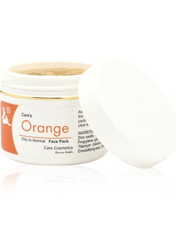 Orange Face Pack with Orange juice - Natural skin cleanser & toner - 60gm