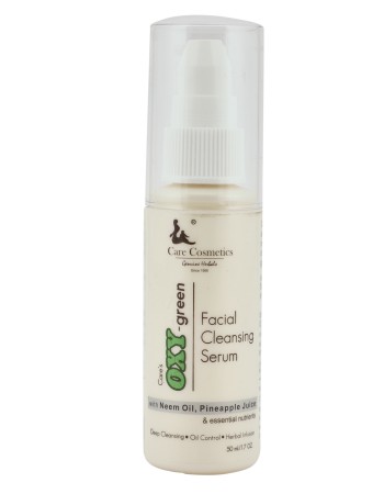 Oxy-Green Facial Cleansing Serum with Neem oil & Pineapple juice - 50ml