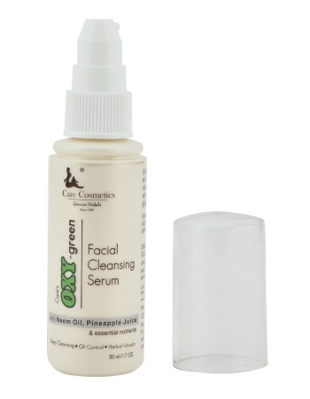 Oxy-Green Facial Cleansing Serum with Neem oil & Pineapple juice - 50ml