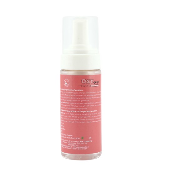 Oxy-gasp Foaming face wash with Cranberry extracts - 150ml