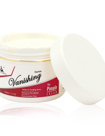 Vanishing - The Pimple cream with turmeric, basil and mountain grapes for clear skin - 50gm